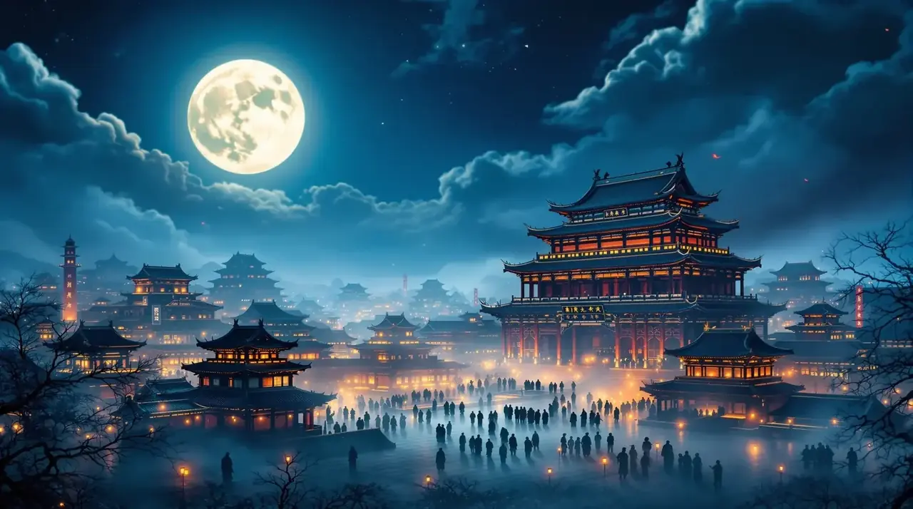 长安十二夜 背景海报